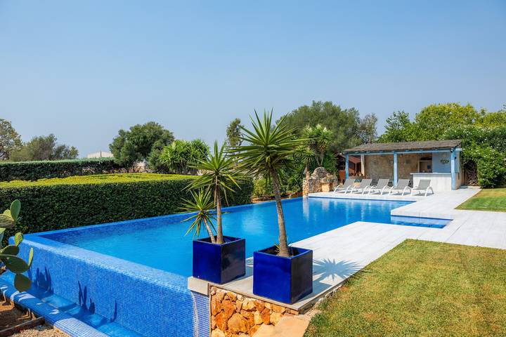 Finca mit Whirlpool für 8 Personen, mit Garten und Whirlpool, mit Haustier in Santanyí - 4