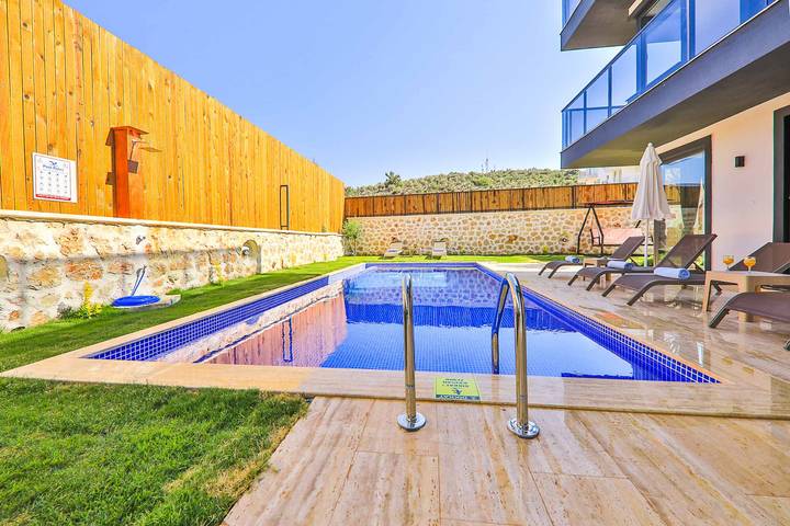 Villa für 6 Personen mit Balkon in Kaş, Provinz Antalya