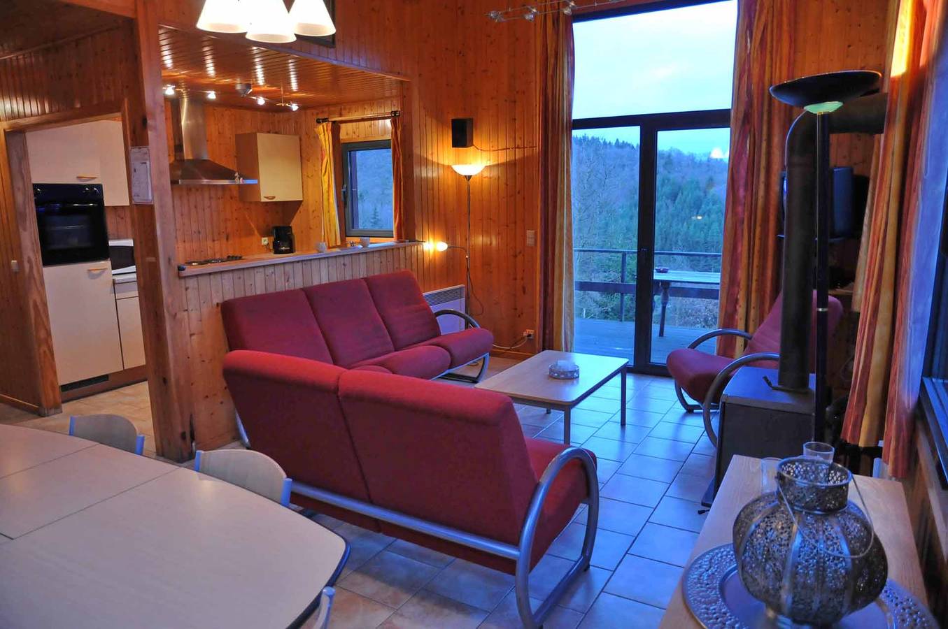 Modern 6 persoons vakantiehuis - Les Jardin de l'Ourthe - Ardennen. in Houffalize, Bastenaken