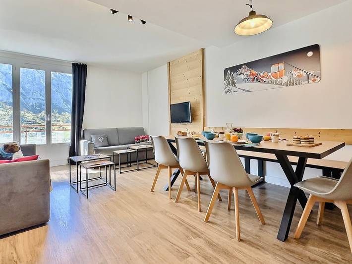 Gîte pour 8 personnes, avec Balcon à Tignes