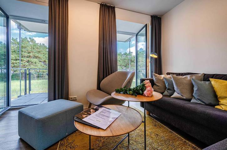 Geheel appartement, Fewo Oceanview: Familienfreundliche 100 m² Fewo mit Balkon & 3 Schlafzimmern in Strand Prora, Binz