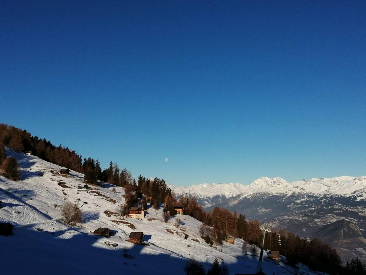 Ganze Wohnung, Wohnung mit Bergblick in Veysonnaz in Veysonnaz, Walliser Alpen