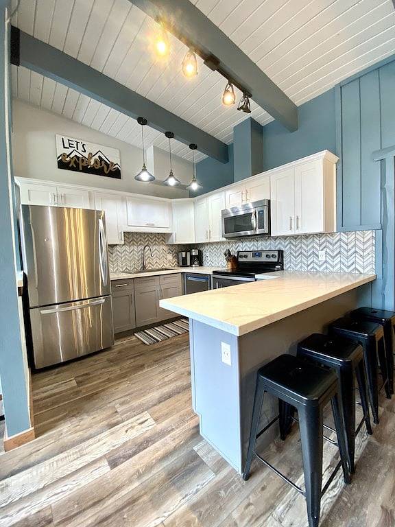 Vacation apartment for 9 people, with sauna and hot tub as well as balcony in Mammoth Mountain