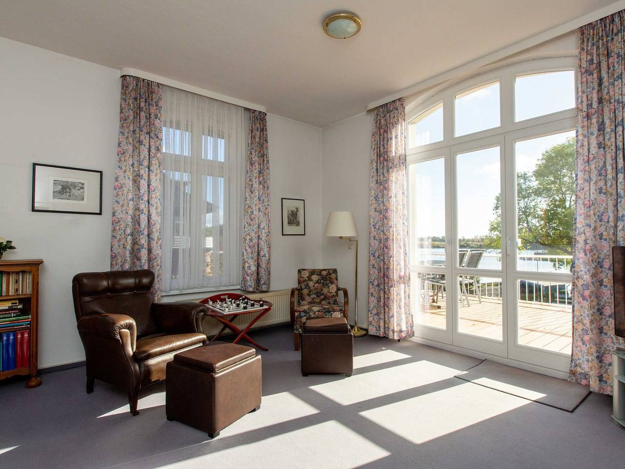 Ganze Wohnung, Ferienwohnung 'Blanck 1' mit Seeblick, privater Terrasse und Wi-Fi in Malchow, Fleesensee