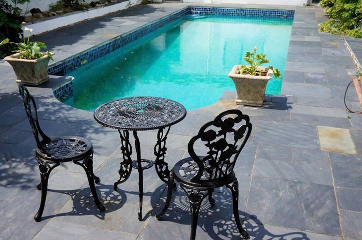 Ferienhaus für 6 Personen, mit Pool und Terrasse sowie Garten - 1
