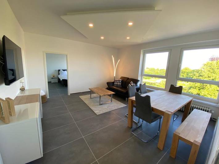 Ferienwohnung für 4 Personen, mit Ausblick in Cuxhaven Zentrum