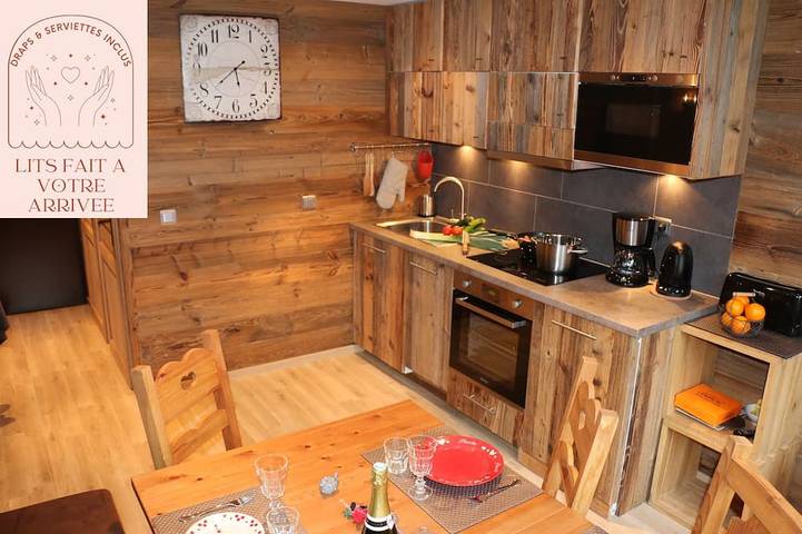 Chalet pour 6 personnes, avec balcon à Avoriaz