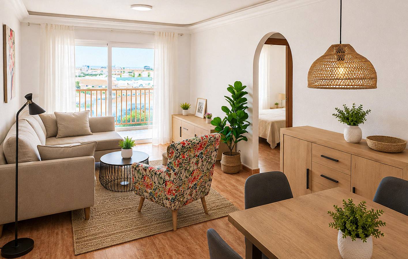 Apartamento vacacional entero, Encantador apartamento con vistas al mar, piscina, wifi y acceso a la playa in Los Miradores del Puerto, San Javier