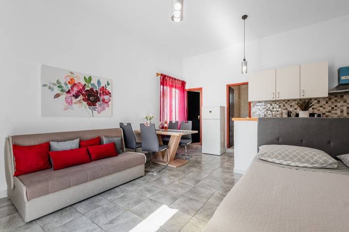 Ferienwohnung für 3 Personen, mit Balkon/Terrasse in Vrsi