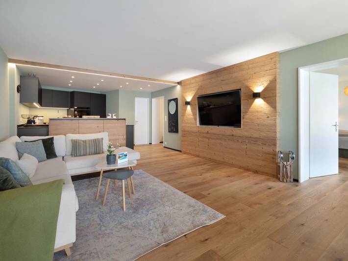 Gîte pour 4 personnes, avec terrasse et jardin à Davos