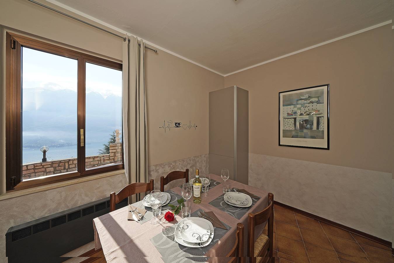 Vakantieappartement Maison du Pralonc - Lago met uitzicht op het meer/de bergen & tuin, foto 7