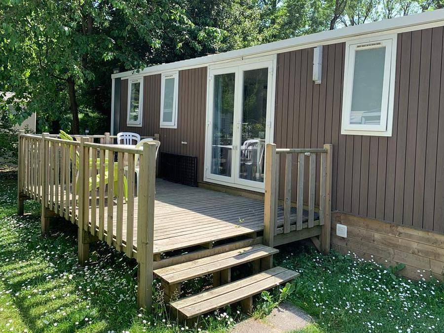 Camping Du Pre Des Moines - Mobilheim 2 personen - Coriandre *** 3 Schlafzimmer in Gouvieux, Oise