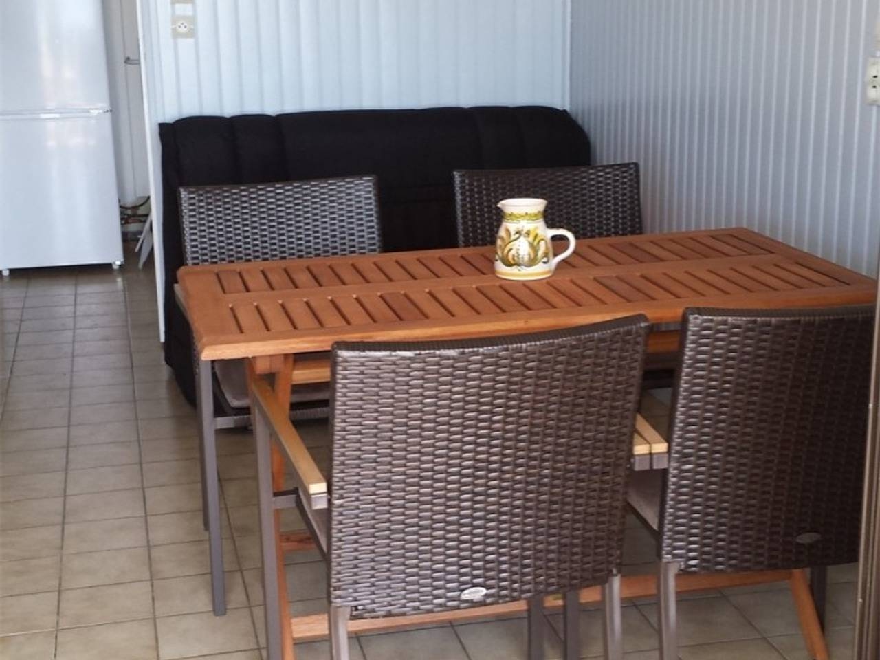 Pavillon T1+Zwischenboden 4 Pers, Klimaanlage, Parkplatz, nah am See und Strand in Port Leucate, Leucate