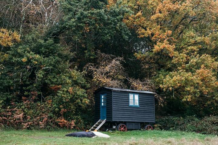 Camping for 4 people, with garden and view, with pets in Chichester (District)