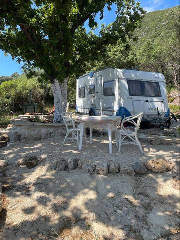Bungalow für 5 Personen, mit Garten und Ausblick, mit Haustier auf Korfu