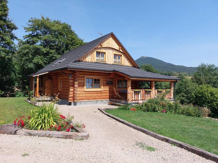 Obiekt b&b, z Taras i Ogród oraz Sauna i Widok w Bieszczady