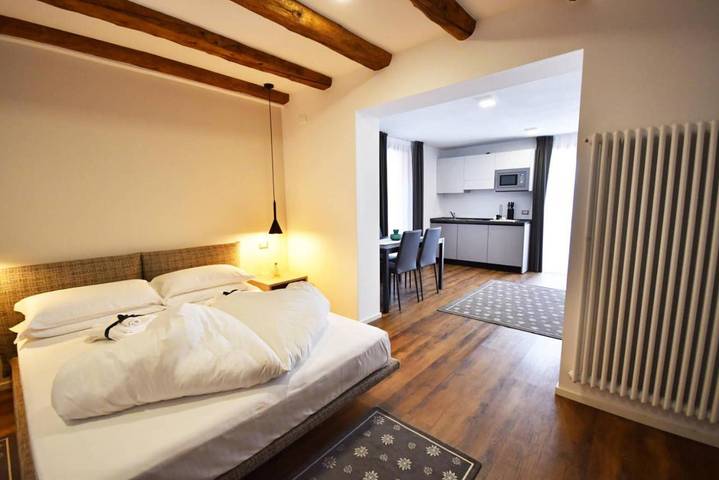 Appart’hôtel pour 5 personnes, avec jardin et vue