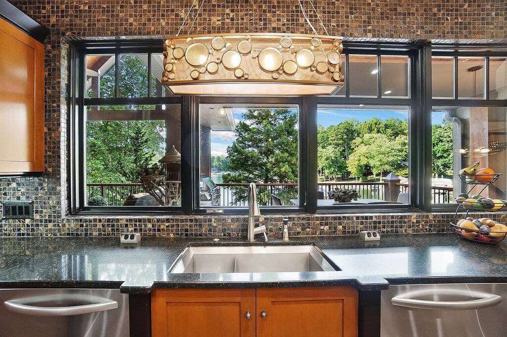 Latitude Adjustment by Socharm | Waterfront Luxury Home on Lake Norman in Lake Norman