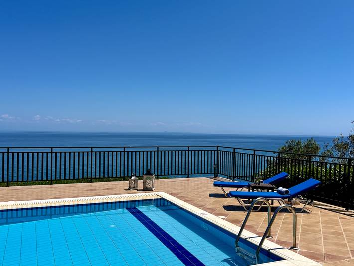 Villa pour 6 personnes, avec balcon et jardin dans Skala - 2