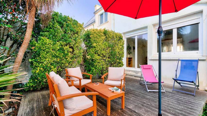 Appartement de vacances pour 11 personnes, avec jardin, animaux acceptés