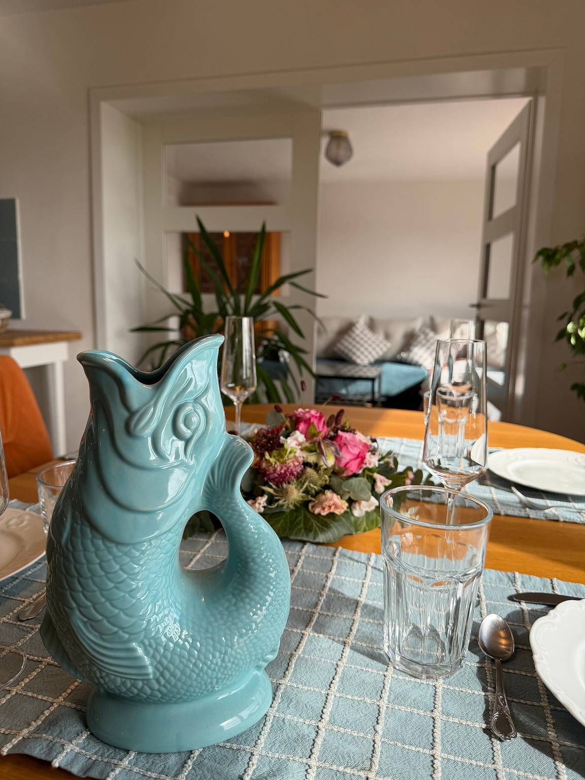 Ferienwohnung Blütenreich mit Meerblick im Langhaus Aussichtsreich in Oland, Langeneß