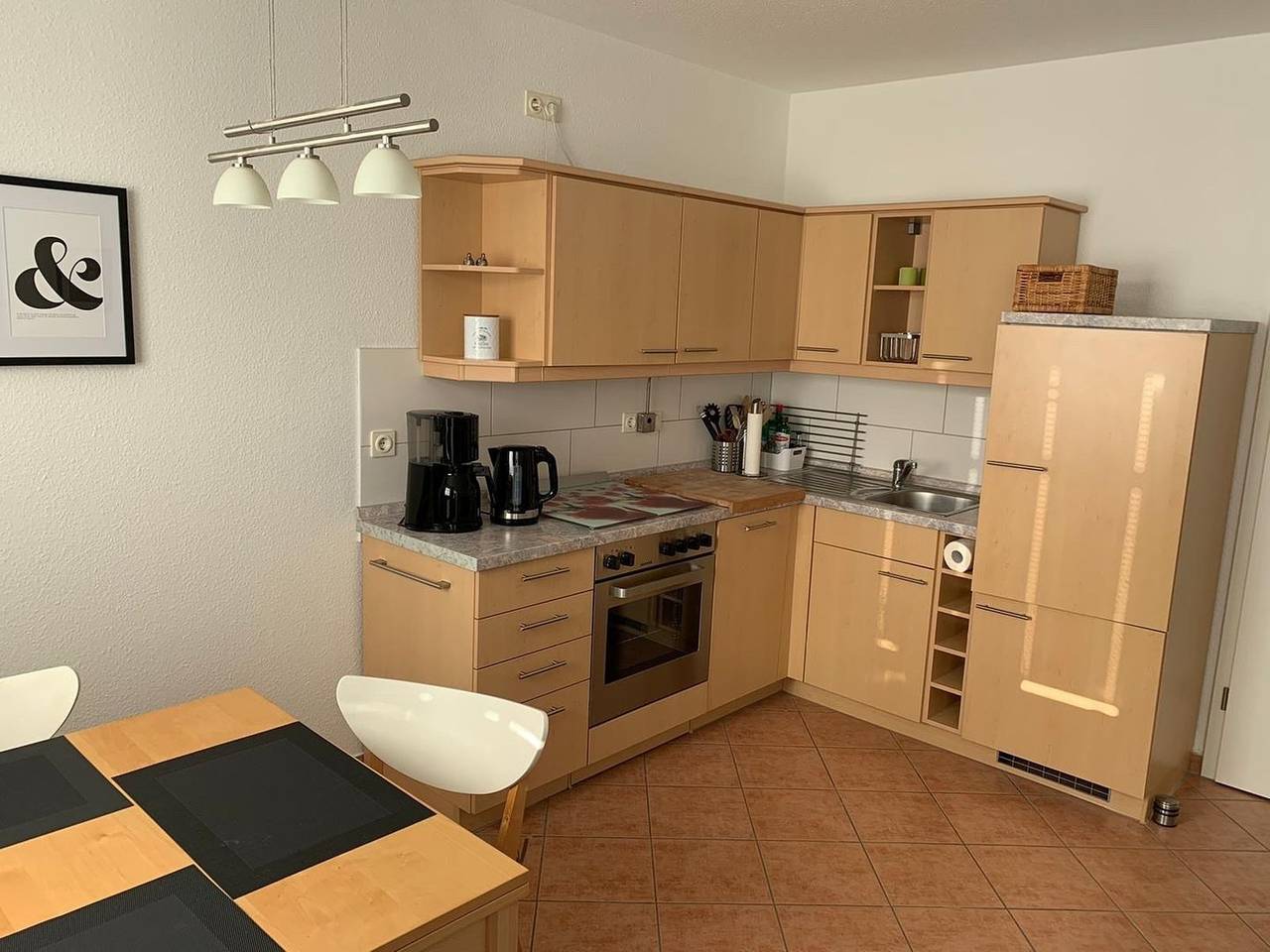 Ganze Wohnung, Eg Fewo unterm Reetdach nahe des Hafens Wieck mit Sauna - Darß-Traum in Wieck am Darß, Fischland - Darß - Zingst
