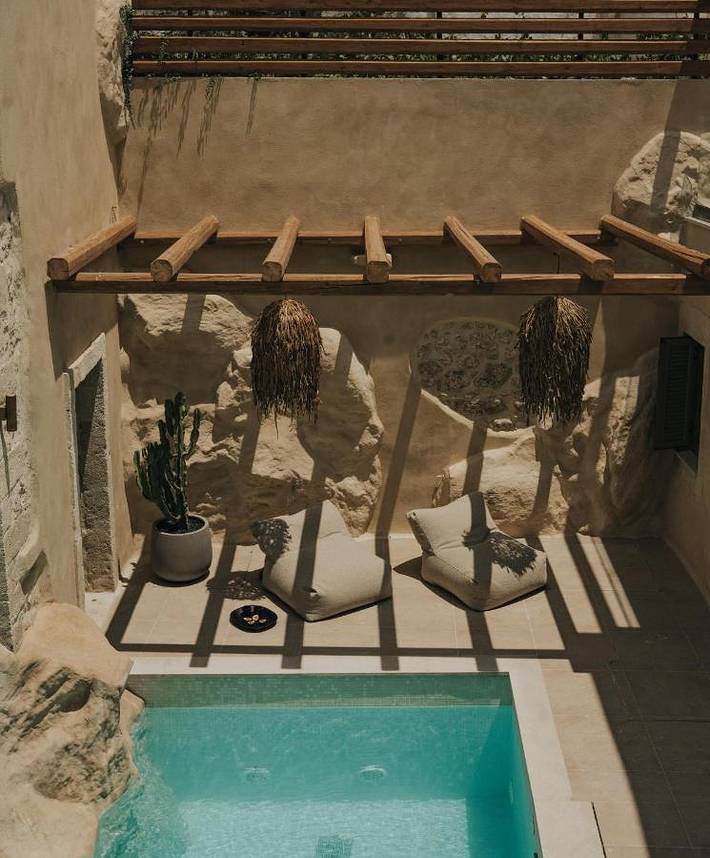 Appart’hôtel pour 2 personnes, avec jardin ainsi que piscine et vue