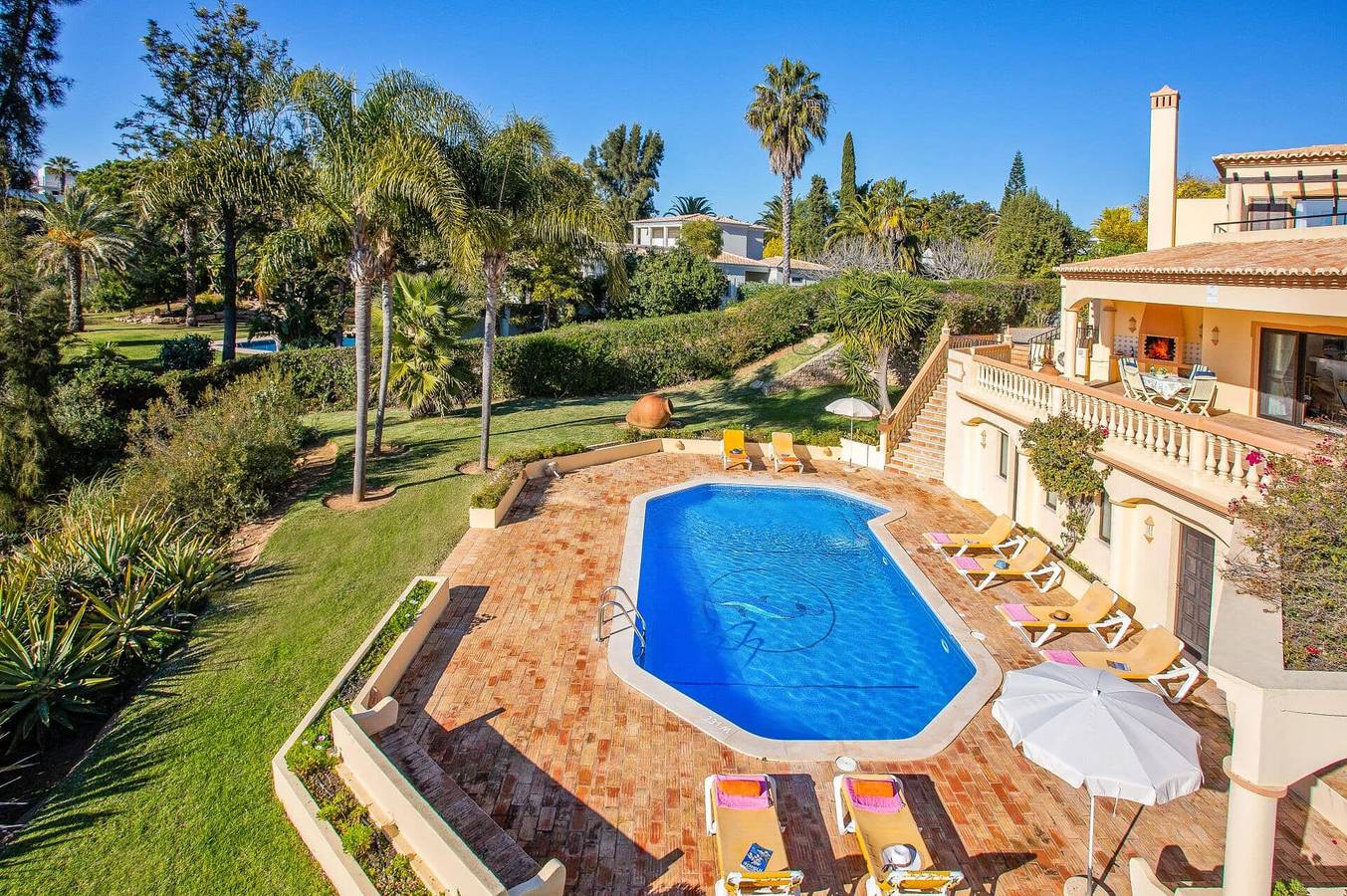 Villa für 8 Personen mit Garten in Carvoeiro, Lagoa
