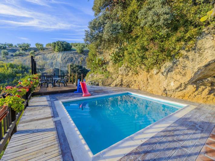 Casa rural para 7 personas, con jardín además de piscina y balcón en Algarinejo - 3