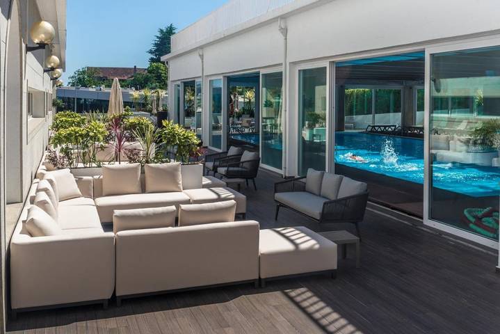 Hôtel pour 3 personnes, avec jacuzzi et sauna ainsi que piscine et terrasse à Covilhã - 3