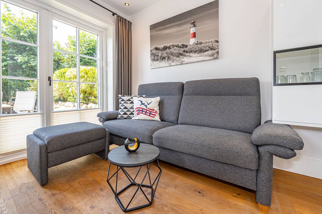 End-Ferienhausteil für max. 6 Personen mit Sauna und Garten. in Tinnum, Sylt (Gemeinde)