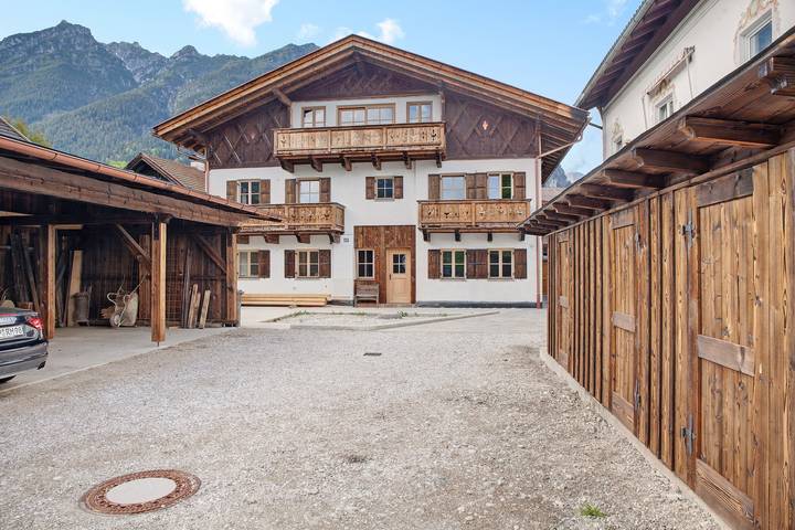 Ganze Wohnung, Ferienwohnung "Dreitorspitz" mit Bergblick, Balkon und Wlan in Garmisch-Partenkirchen, Bayerische Alpen