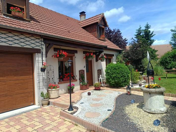 Chambre d’hôte pour 2 personnes, avec jardin, animaux acceptés