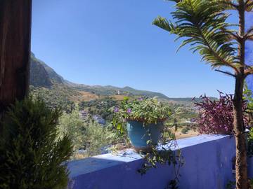 Chambre d’hôte pour 3 personnes, avec terrasse et vue à Chefchaouen