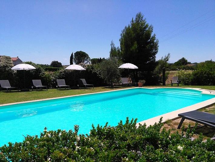 Appartement de vacances pour 6 personnes, avec piscine ainsi que balcon et jardin, animaux acceptés