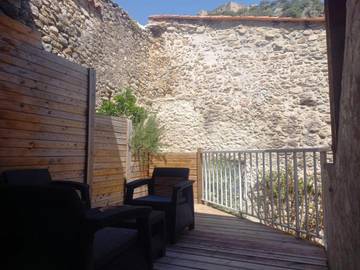 Location de vacances pour 4 personnes, avec vue et jardin à Villefranche-de-Conflent