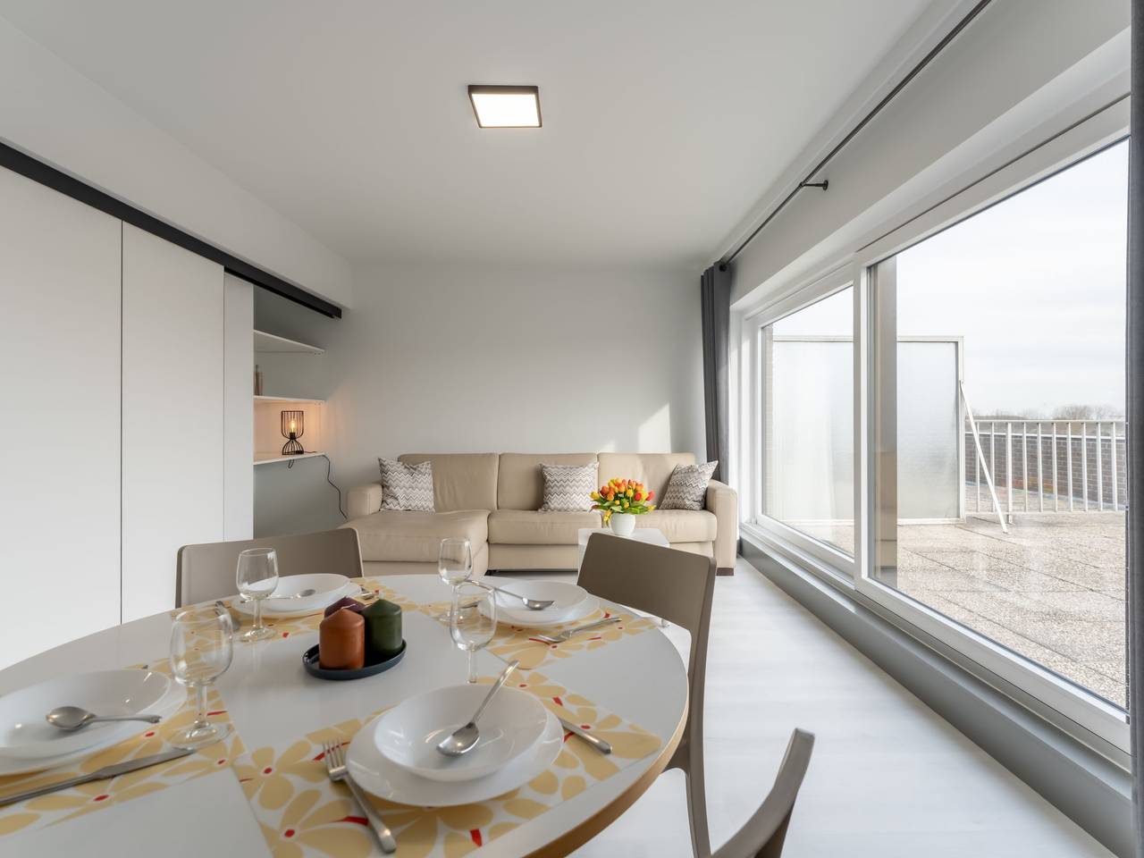 Appartement entier, Ter Linde with two terraces in Blankenberge, Côte belge