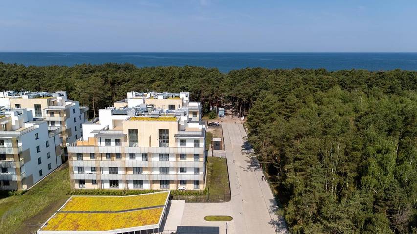 Apartament wakacyjny dla 2 osób, z Balkon i Taras w Dąbki