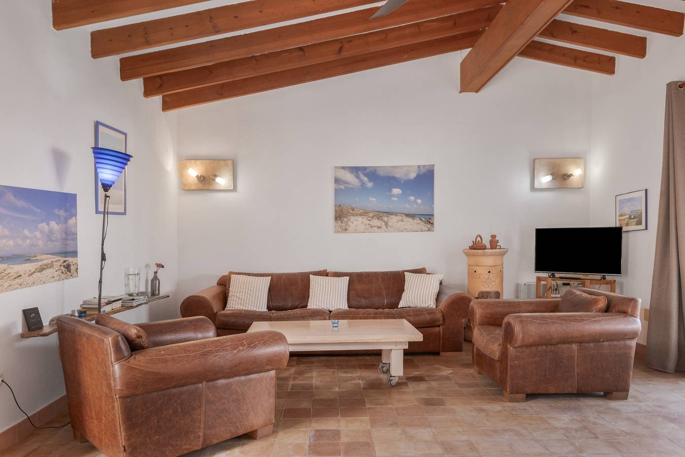 Ferienhaus 'Casa Del Sol' mit Meerblick, privater Terrasse und Wi-Fi in Formentera, Formenteras Küste