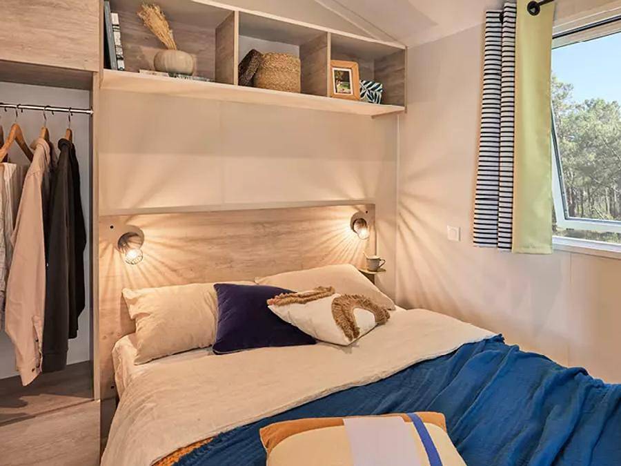 Camping Maeva Escapades de La Geres - Mobilhome 4 personnes - Mobil-home Bergame 3 Pièces 4 Personnes + Tv in Surgères, Région de Rochefort