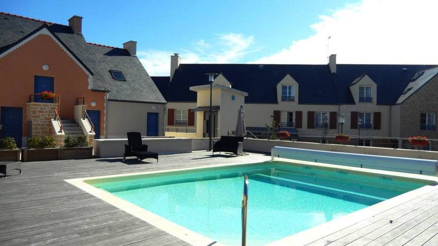 Appartement de vacances pour 2 personnes, avec jardin et piscine