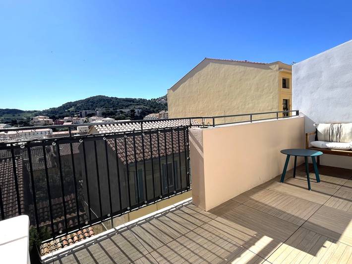 Location de vacances pour 3 personnes, avec terrasse à Port-Vendres