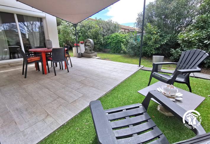 La Villa Fontaine Zen in Villeneuve-lès-Maguelone, Côte méditerranéenne (France)