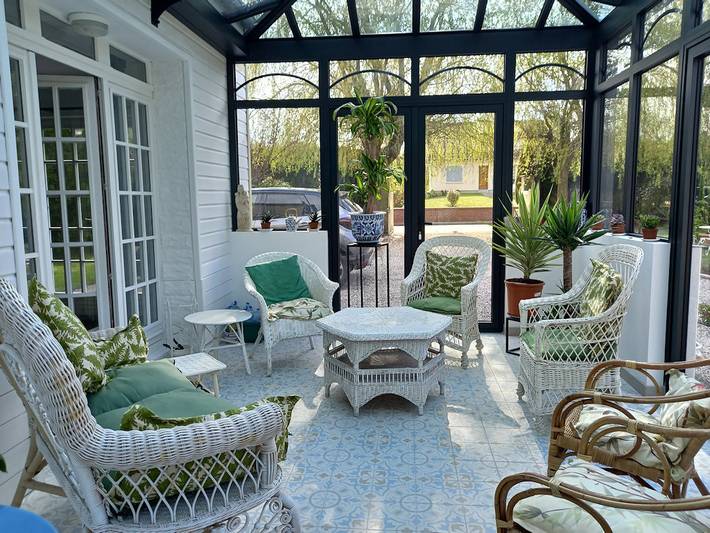 Cottage pour 2 personnes, avec jardin à Ponts-et-Marais