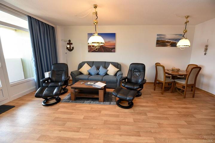 Ferienwohnung für 2 Personen, mit Balkon und Sauna in Duhnen - 3