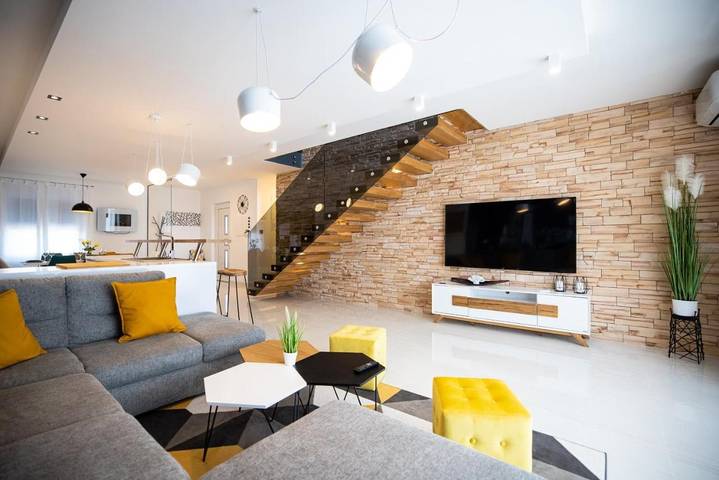 Villa pour 10 personnes, avec Balcon et Terrasse ainsi que Jardin et Piscine dans Vir - 4