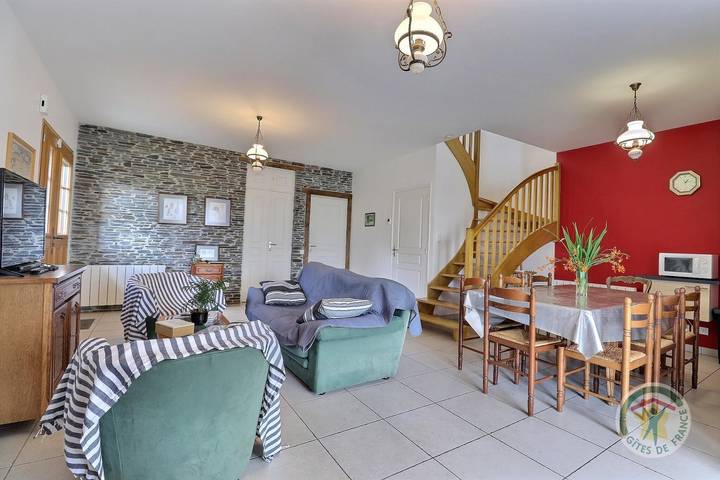 Gîte pour 8 personnes, avec jardin et terrasse, animaux acceptés en Bretagne - 4