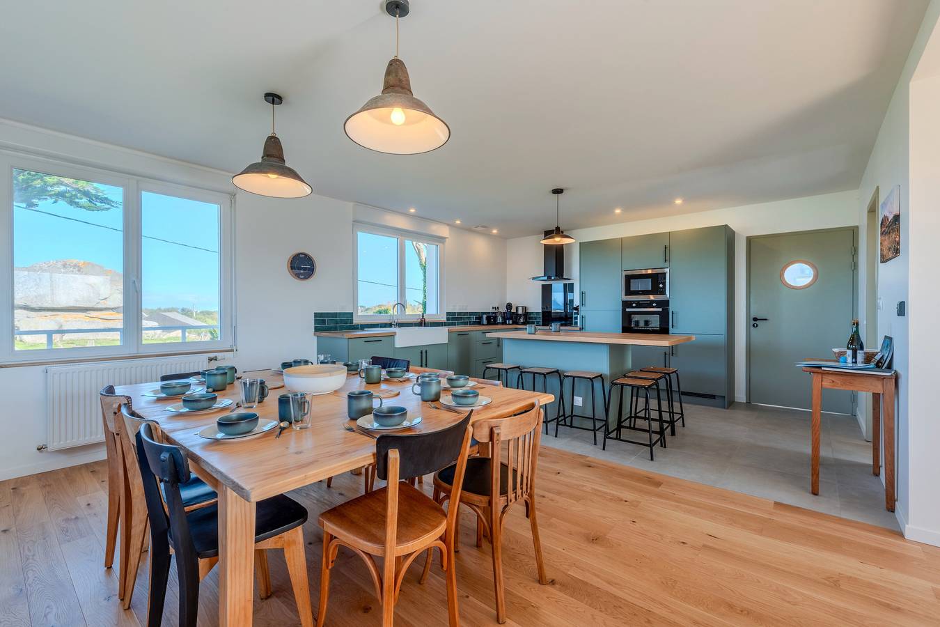 Casa de vacaciones Stoubenn con vistas al mar y jardín privado in Kerlouan, Región de Brest