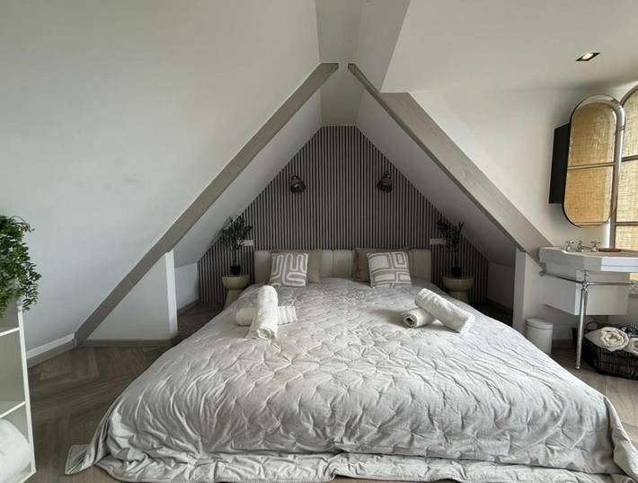 Loft voor 4 personen, met balkon in Amsterdam