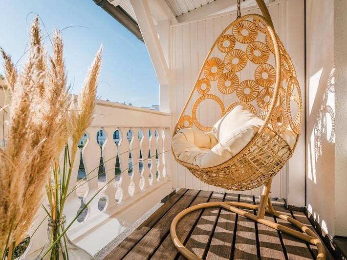 Ferienhaus für 4 Personen, mit Balkon und Sauna